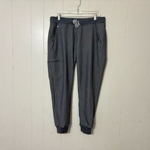 FIGS Zamora 2.0 Jogger Scrub Pants Gray Size M |Athletic Fit Medical Scrubs